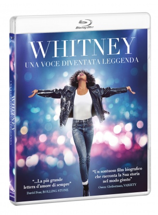 Locandina italiana DVD e BLU RAY Whitney: una voce diventata leggenda 